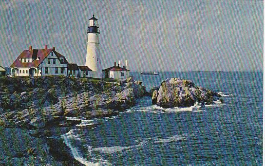 U S Coast Guard Portland Head Lighthouse and Station 1965