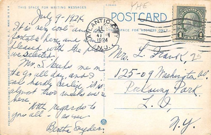 Ambassador Hotel  Atlantic City NJ 