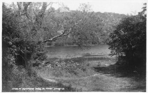 Bomerston Pools Tenby Wales Judges' Ltd Old Photo Postcard RPPC Castle View