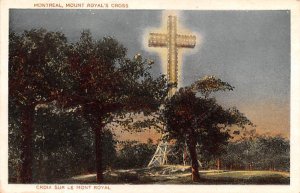 Mount Royal's Cross Montreal Unused 