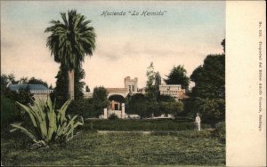 Santiago Chile Hacienda LA HERMIDA c1905 Postcard