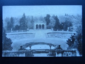 Suffolk Ipswich SHRUBLAND HALL The Gardens - Old Postcard by Christchurch Series