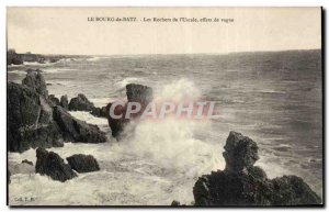 AP Bourg en Batz The rocks of & # 39uscale wave effects