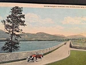 Postcard  New York City Boulevard, Ashokan Dam , Catskill  Mtns.  NY  W1