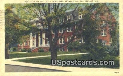 Taylor Hall Boys Dormitory, Brevard College in Brevard, North Carolina