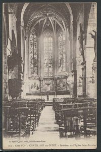 France Postcard- Chatillon-Sur-Seine-Interieur De L'Eglise Saint Nicolas RS15278