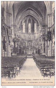 Interieur De La Basilique, La Chapelle-du-Chene (Sarthe), France, 1900-1910s