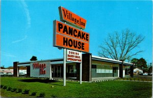 Postcard AL Mobile Village Inn. Pancake House on Government Boulevard 1960s S74