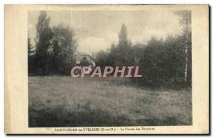 Old Postcard St Leger en Yvelines cottage Bruyeres