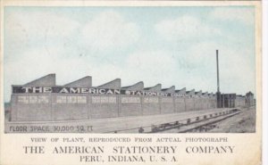 Indiana Peru The American Stationery Company 1928