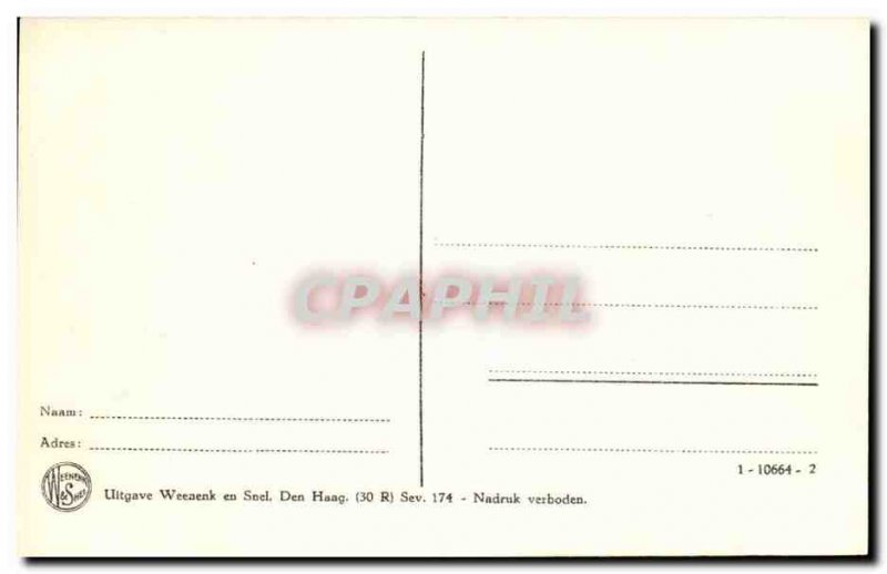 Netherlands Schveningen Old Postcard Boulevard Pier