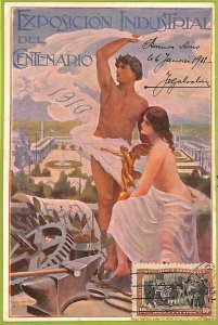 af1151 - ARGENTINA - Vintage Postcard - Centenario 1810-1910