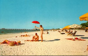 Florida Clearwater Scene On South Beach