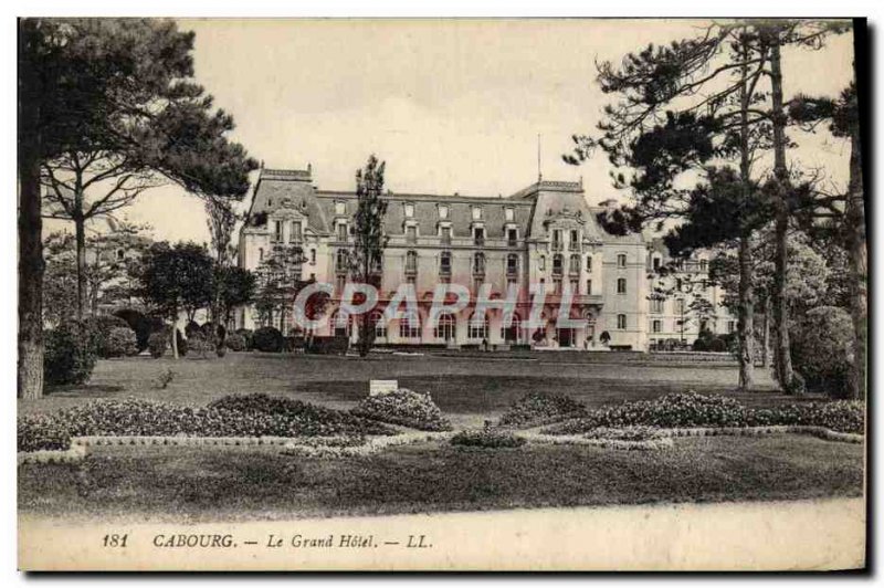 Old Postcard Cabourg Grand Hotel