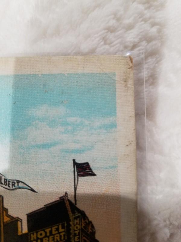 Antique/Vintage Postcard from New York, Hotel Albert