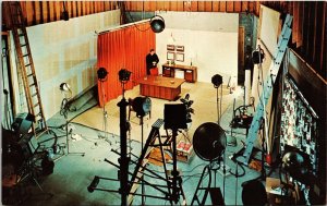 Postcard IN Lawrenceburg Commercial Camera Room Krider Studio Inc. 1961 V184