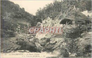 Old Postcard bourboule Croizat The source and the petrifying fountain