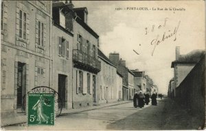 CPA PORT-LOUIS - La Rue de la Citadelle (33074)
