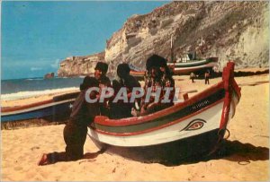 Modern Postcard 8 nazare portugal talk