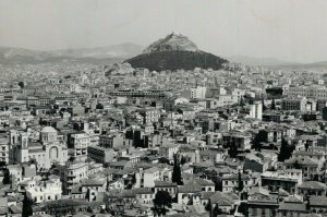 Greece Athens General View Vintage RPPC 07.73