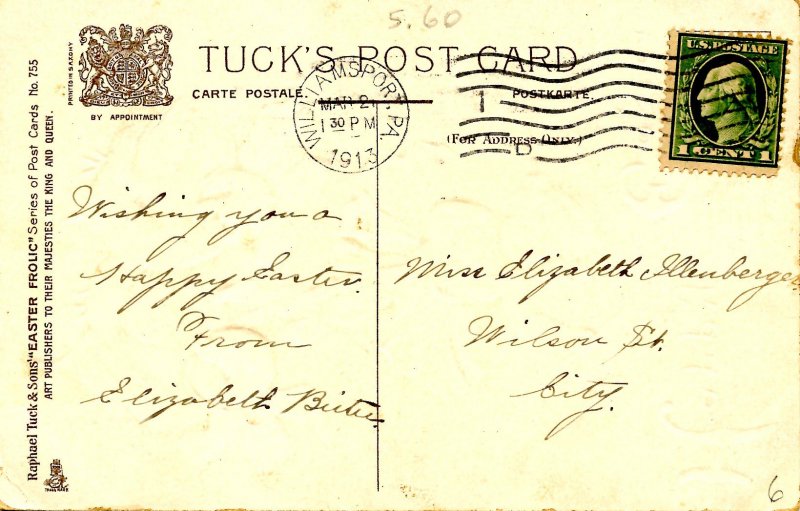 Greeting - Easter   (chicks)  Tuck