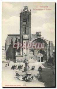 Old Postcard Toulouse Cathedrale St Etienne