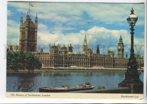 441225 Great Britain 1982 London house parliament RPPC to Germany advertising