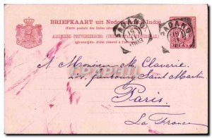 Postal stationery Indies Antilles Indonesia