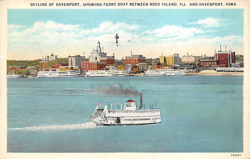 Ferry Boats Davenport, Iowa  