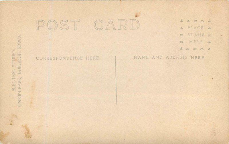 C-1910 Two Women Photo Studio Electric RPPC real photo postcard 4515