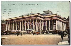 Old Postcard Paris Bourse