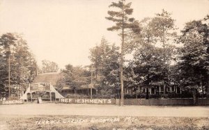 Escanaba Michigan Terrace Gardens Real Photo Vintage Postcard AA82989