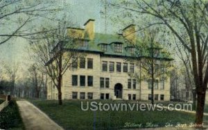 The High School - Milford, Massachusetts MA Postcard