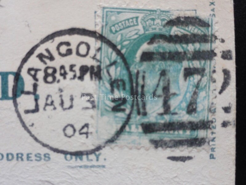 Denbighshire: Valle Crucis Abbey c1904 (PM) LLANGOLLEN DUPLEX (472)