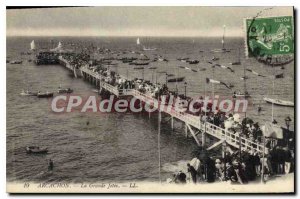 Old Postcard Arcachon Great Jetee