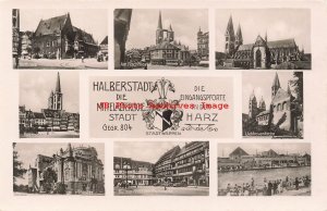 Germany, Halberstadt, RPPC, Multi-Views Of City, Photo