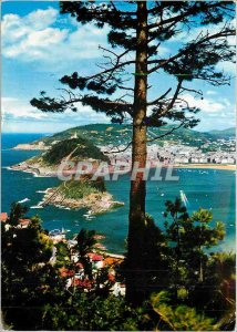 Postcard Modern San Sebastian View from Mount Igueldo