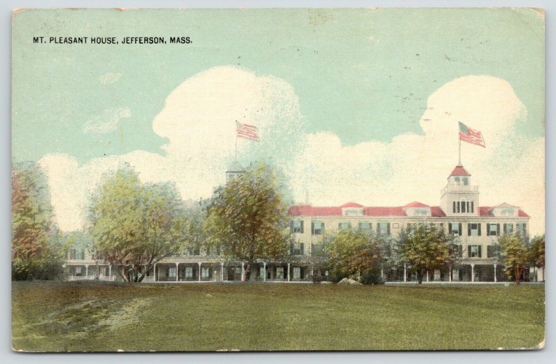 Jefferson Massachusetts~Mt Pleasant House Hotel~Das Ist Ein Schoons Place~1913 