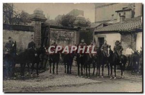 PHOTO CARD Grenoble Cavaliers has horse (militaria) TOP