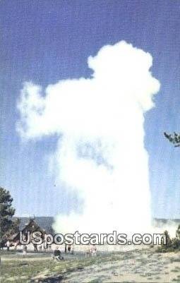 Old Faithful Geyser - Yellowstone National Park, Wyoming