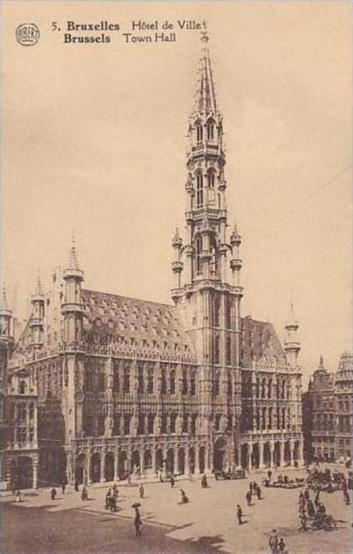 Belgium Bruxelles Hotel de Ville Town Hall