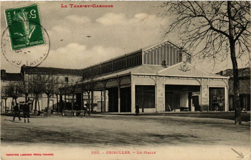 CPA La Tare - et-Garonne - Grisolles - La Halle (292247)