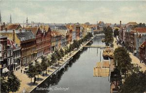 Coolsingel Canal Gravenhage Haag Hague Netherlands 1910c postcard