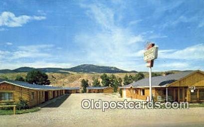 Trails End Motel, Dubois, Wyoming, USA Motel Hotel Unused 