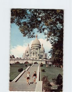 Postcard Basilique du Sacré-Coeur, Paris, France