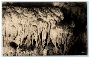 c1910 Forms Seen In Aranvi Caves New Zealand Unposted RPPC Photo Postcard