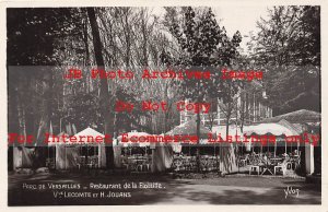 France, Versailles, RPPC, Restaurant De La Flottille, Parc, Photo