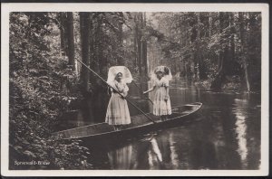 Germany Postcard - Spreewald-Bilder - Ladies Boating  DR191