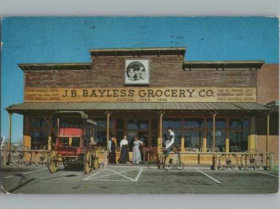 Bayless Grocery Co Cracker Barrel Phoenix Arizona Petley Postcard 1960s