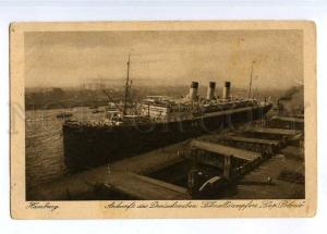 190551 GERMANY HAMBURG ship CAP POLONIO Vintage postcard